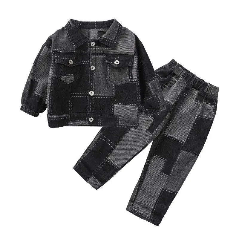 Ensemble Jean Enfant 2-10 Ans – Veste & Pantalon Tendance