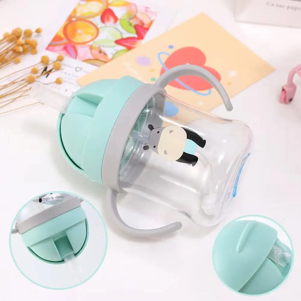 Gourde pour enfants 250 ml anti-fuite – Tasse avec paille et système anti-retour