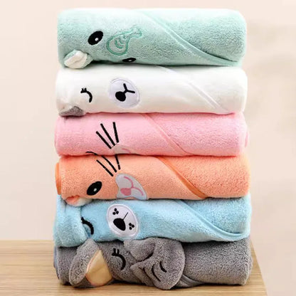 Serviette Bébé Ultra Douce – Absorbante et Confortable pour Après le Bain