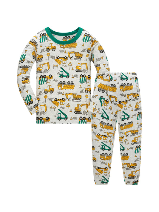 Pyjama Enfant 2 Pièces en Coton – Doux et Respirant avec Motifs