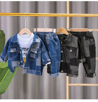 Ensemble Jean Enfant 2-10 Ans – Veste & Pantalon Tendance