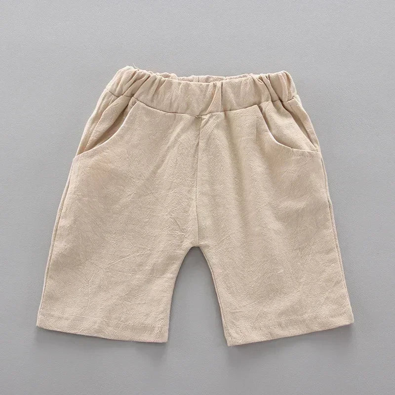 Ensemble Été Bébé Garçon – Haut & Short Décontracté (2 pièces)