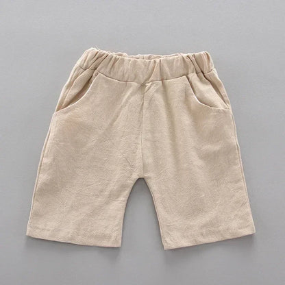 Ensemble Été Bébé Garçon – Haut & Short Décontracté (2 pièces)