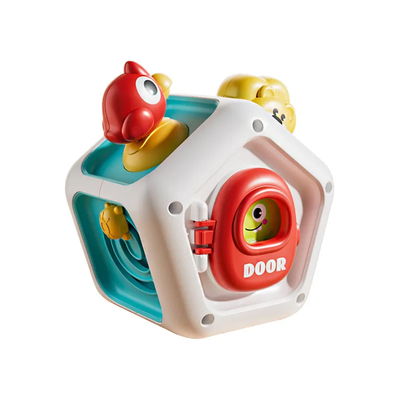 Cube d’activités Montessori pour bébé – Jouet sensoriel éducatif et d’apprentissage