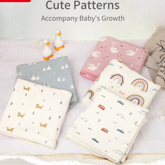 Couverture Bébé 100% Coton – Douce, Respirante et Parfaite pour Nouveau-nés