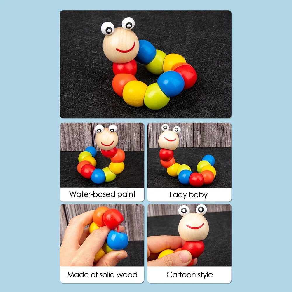 Jeu de Blocs Montessori en Bois – Jouet Éducatif pour Enfant