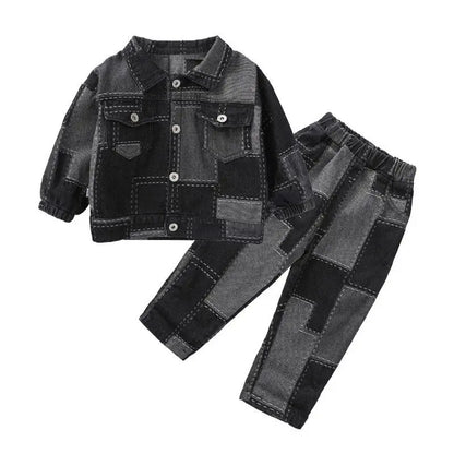 Ensemble Jean Enfant 2-10 Ans – Veste & Pantalon Tendance