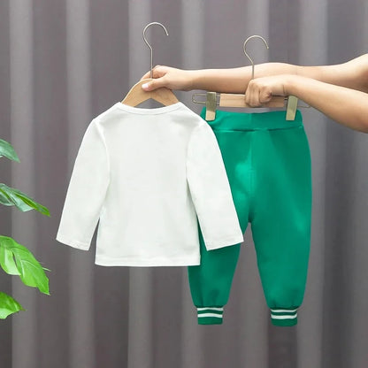 Ensemble Sport Bébé – Style Baseball 3 Pièces (Veste, Haut & Pantalon)