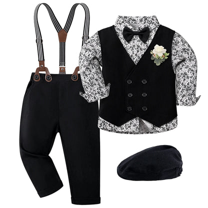 Ensemble Gentleman Garçon – Costume Élégant 6PCS