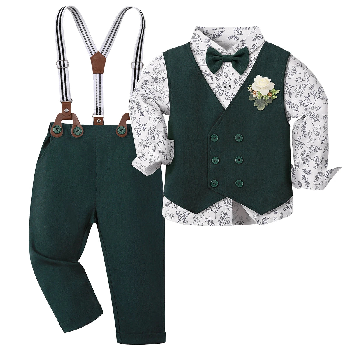 Ensemble Gentleman Garçon – Costume Élégant 6PCS