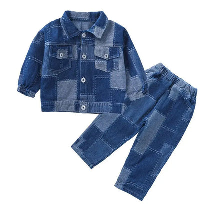 Ensemble Jean Enfant 2-10 Ans – Veste & Pantalon Tendance