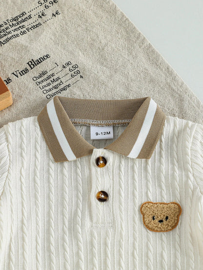 Haut + Short Bébé Garçon – Motif Ours