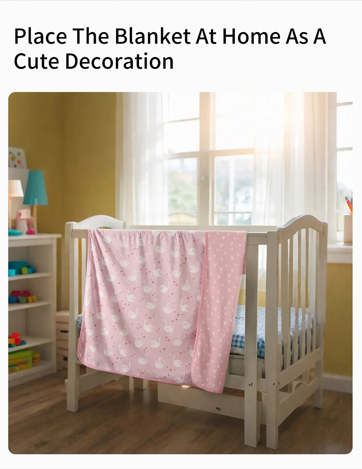 Couverture Bébé 100% Coton – Douce, Respirante et Parfaite pour Nouveau-nés