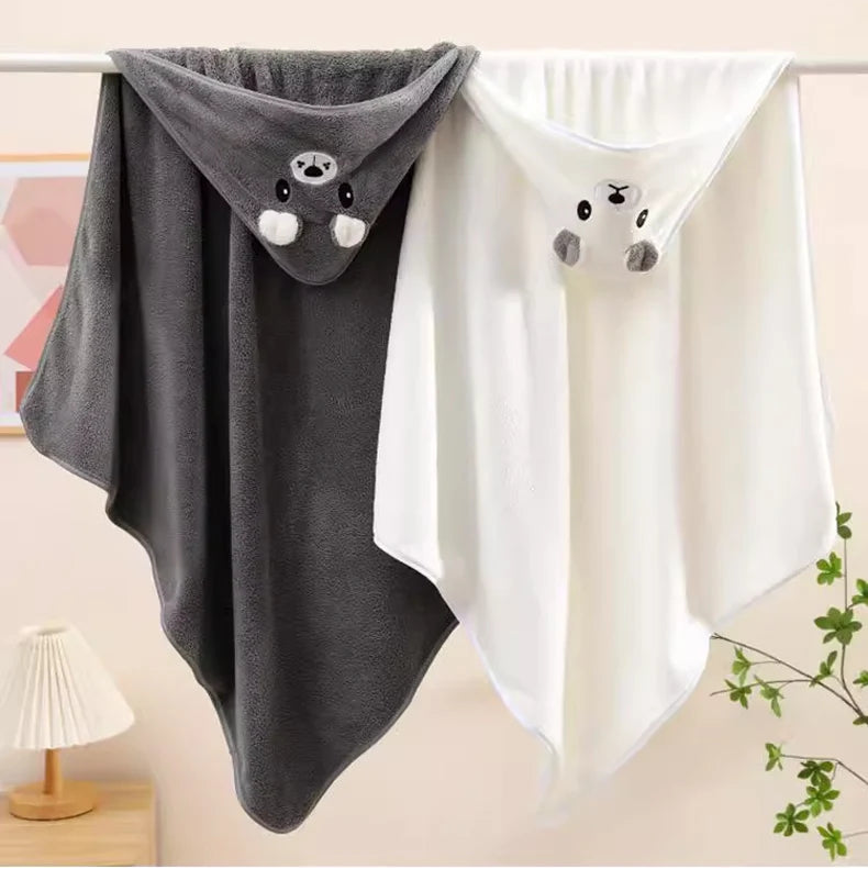 Serviette Bébé Ultra Douce – Absorbante et Confortable pour Après le Bain