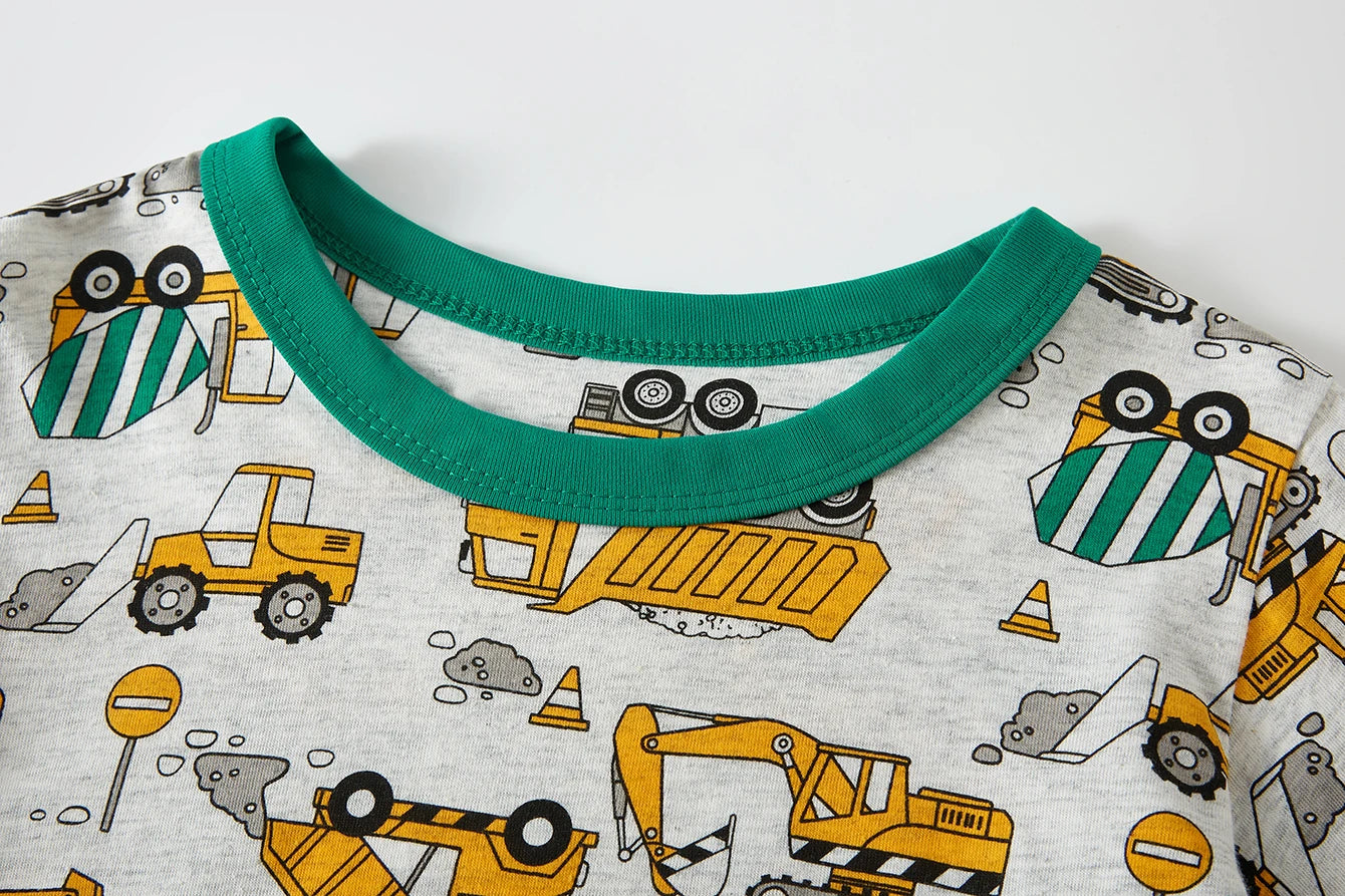 Pyjama Enfant 2 Pièces en Coton – Doux et Respirant avec Motifs
