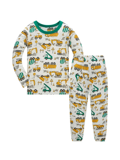 Pyjama Enfant 2 Pièces en Coton – Doux et Respirant avec Motifs