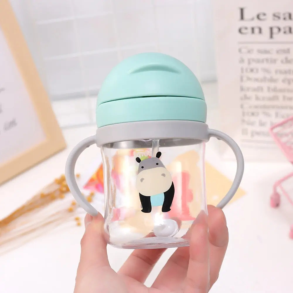 Gourde pour enfants 250 ml anti-fuite – Tasse avec paille et système anti-retour