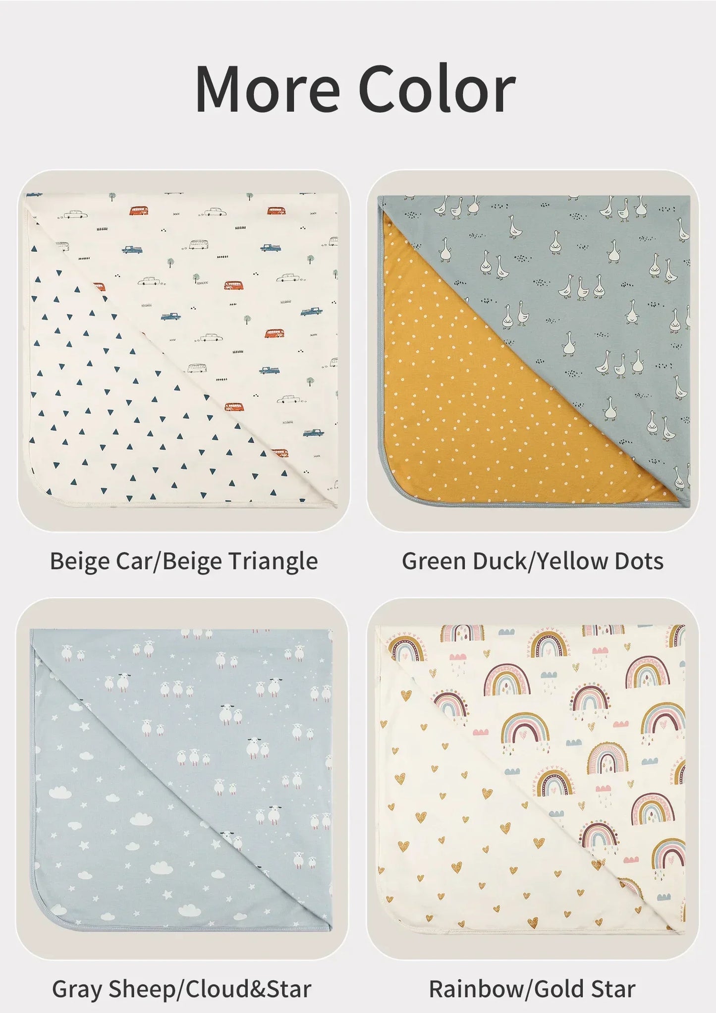 Couverture Bébé 100% Coton – Douce, Respirante et Parfaite pour Nouveau-nés