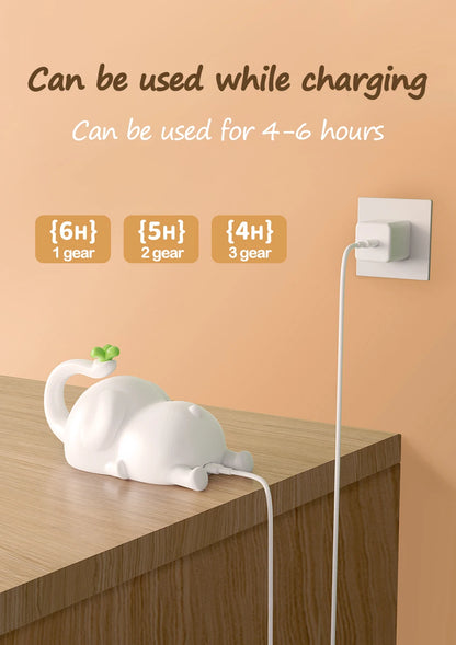 Veilleuse Enfant Éléphant – Lampe de Nuit Douce et Rechargeable USB