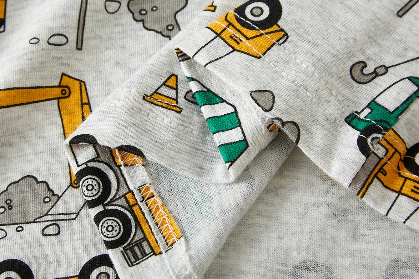 Pyjama Enfant 2 Pièces en Coton – Doux et Respirant avec Motifs