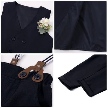 Ensemble Gentleman Garçon – Costume Élégant 6PCS