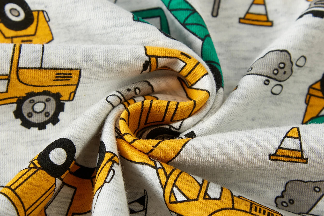 Pyjama Enfant 2 Pièces en Coton – Doux et Respirant avec Motifs