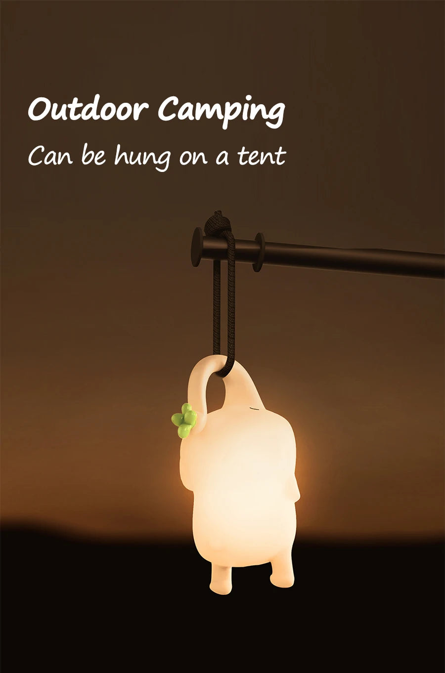 Veilleuse Enfant Éléphant – Lampe de Nuit Douce et Rechargeable USB